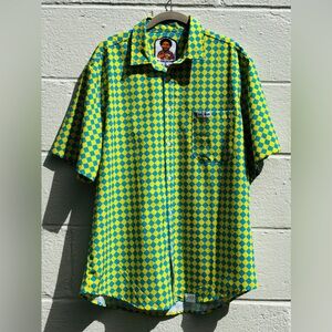 JK Collection by Old Smoke Del Mar Shirt LG / 81225RWB / JK BUTTON-UP